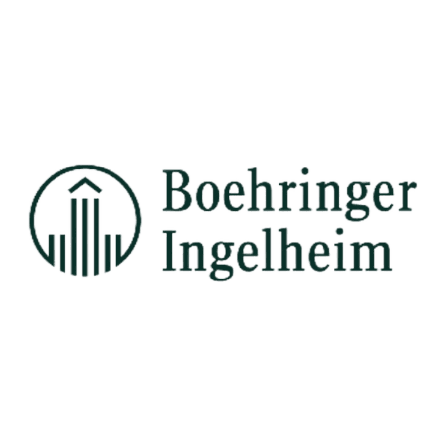 Logo Boehringer Ingelheim, colaborador de Siel Bleu