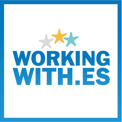 Logo Working With, colaborador de Siel Bleu