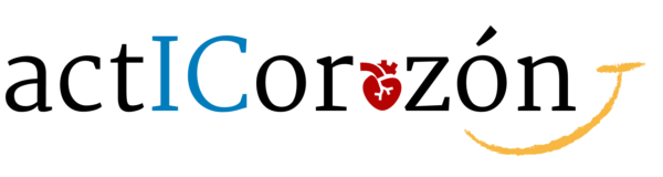 Logotipo de la campaña actICorazón: actividad física para personas con insuficiencia cardíaca