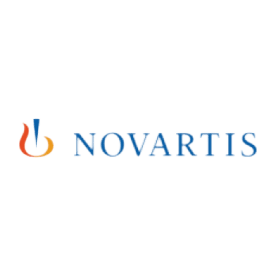 Logo Novartis, colaborador de Siel Bleu