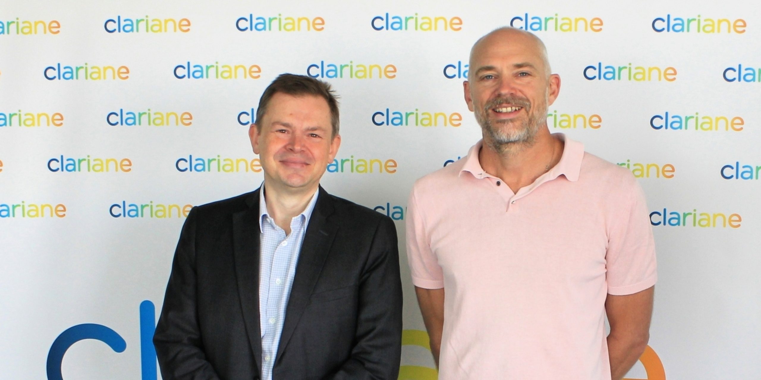 Philippe Morin, CEO de Clariane España y Guillaume Lefebvre, Director General en Fundación Siel Bleu España