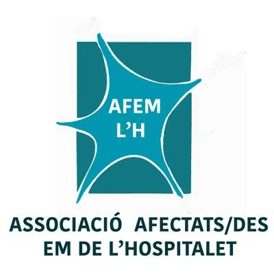 Logo Associació Afectats/des EM de L'Hospitalet, colaborador de Siel Bleu