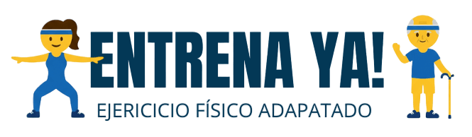 Logotipo de Entrena ya, ejercicio físico adaptado de Fundación Siel Bleu
