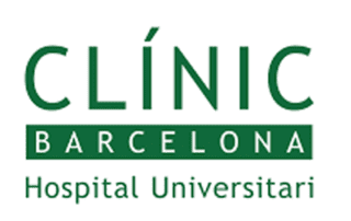 Logo Hospital Universitari Clínic de Barcelona, colaborador de Siel Bleu