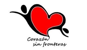 Logo corazón sin fronteras, colaborador de Siel Bleu